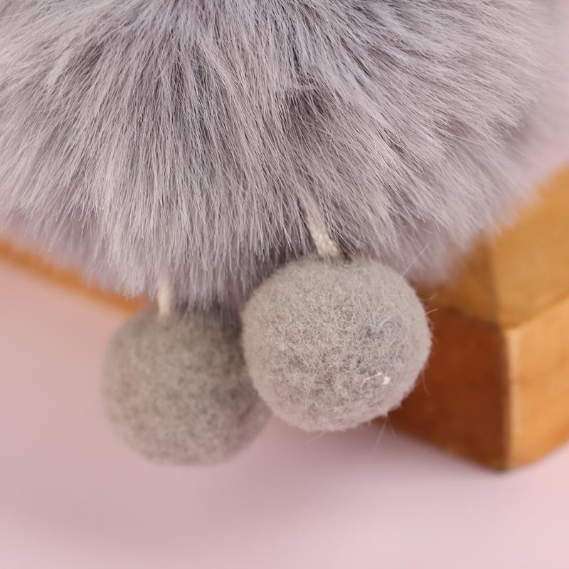 Угольный шар, цветная сумка, плюшевый брелок, имитация плюша, кулон, кулон для волос