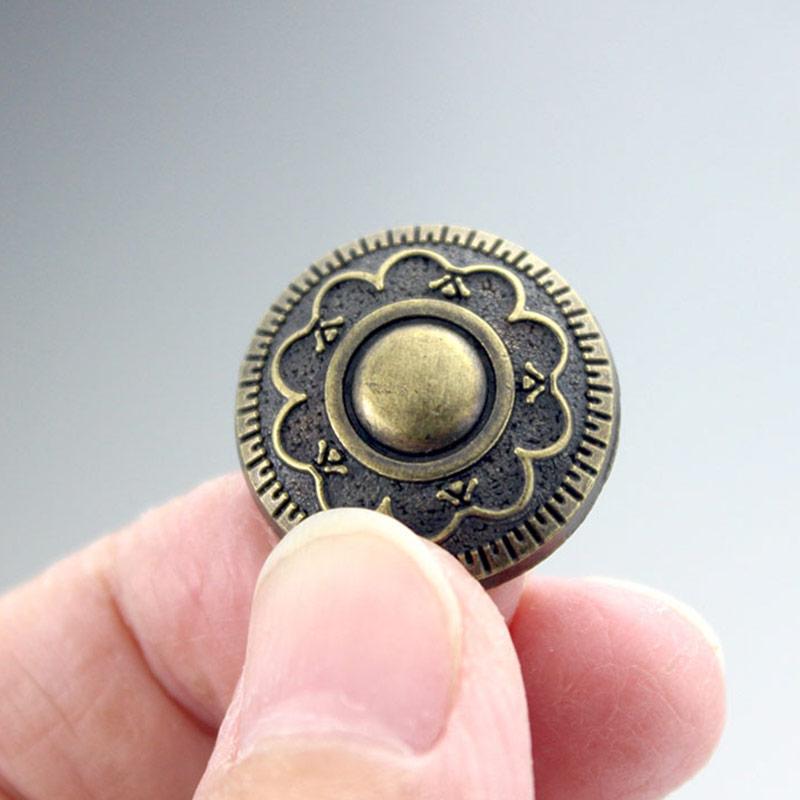 10 комплектов кожаных кнопок для рукоделия, застежек, медных кнопок, швейных аксессуаров для одежды своими руками