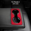 Верхняя накладка из замши LHD RHD наклейка для Mazda 3 BP M3 Axela 2019 2020 2025 2025 2025 2025 2025 Автомобильный подстаканник для воды на заднем сиденье