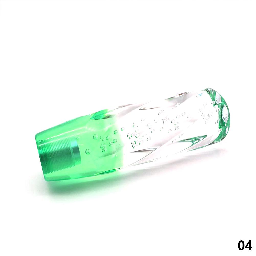 Ручка переключения передач для автомобиля, ручка переключения передач, ручка переключения передач, кристалл, прозрачный пузырь, фиолетовый, синий, рычаг переключения передач, 10 см