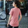 Спортивная футболка больших размеров, женская летняя свободная быстросохнущая одежда для бега, одежда для фитнеса, одежда для йоги с короткими рукавами, топы