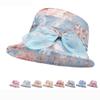 Women's Bow Fisherman Hat Mother Hat Summer Breathable Travel Sun Hat Basin Hat
