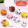 Bunny Animal Cartoon Toy Car Plastic Vehicle For Children Hand And Brain Skills