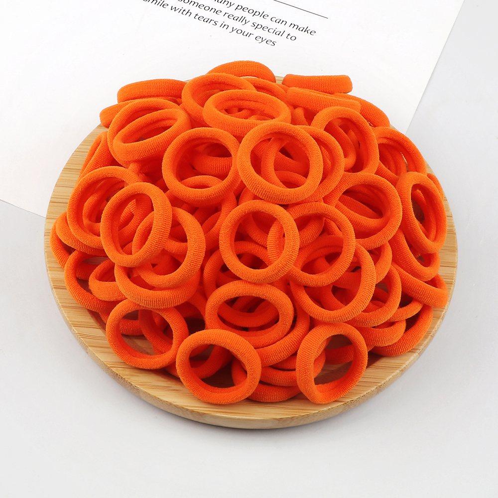 20/30/50/100/200pcs Colorful Hairband Black Grey Rubber Band Nylon Hair Elastic Ponytail Hairstyle Scrunchies Hair Accessories