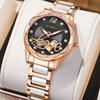 Элегантный Дизайн Женские Часы Люксовый Топ Бренд Керамические Женские Скелетоны Женские Автоматические Механические Часы