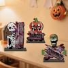 Ужасающий Хэллоуинский Декор Хэллоуинский Скелет Орнамент Жуткий Хэллоуинский Скелет Милый Держатель Украшения для Дома