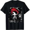 Funny Punk-Inspired Streetwear Icon Redhead Rebel TShirt Women Man Casual Shirt Short Sleeve Shirts Graphic T Shirts