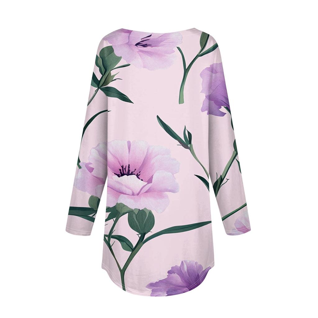 Женская мода с длинным рукавом и круглым вырезом, винтажный асимметричный пуловер