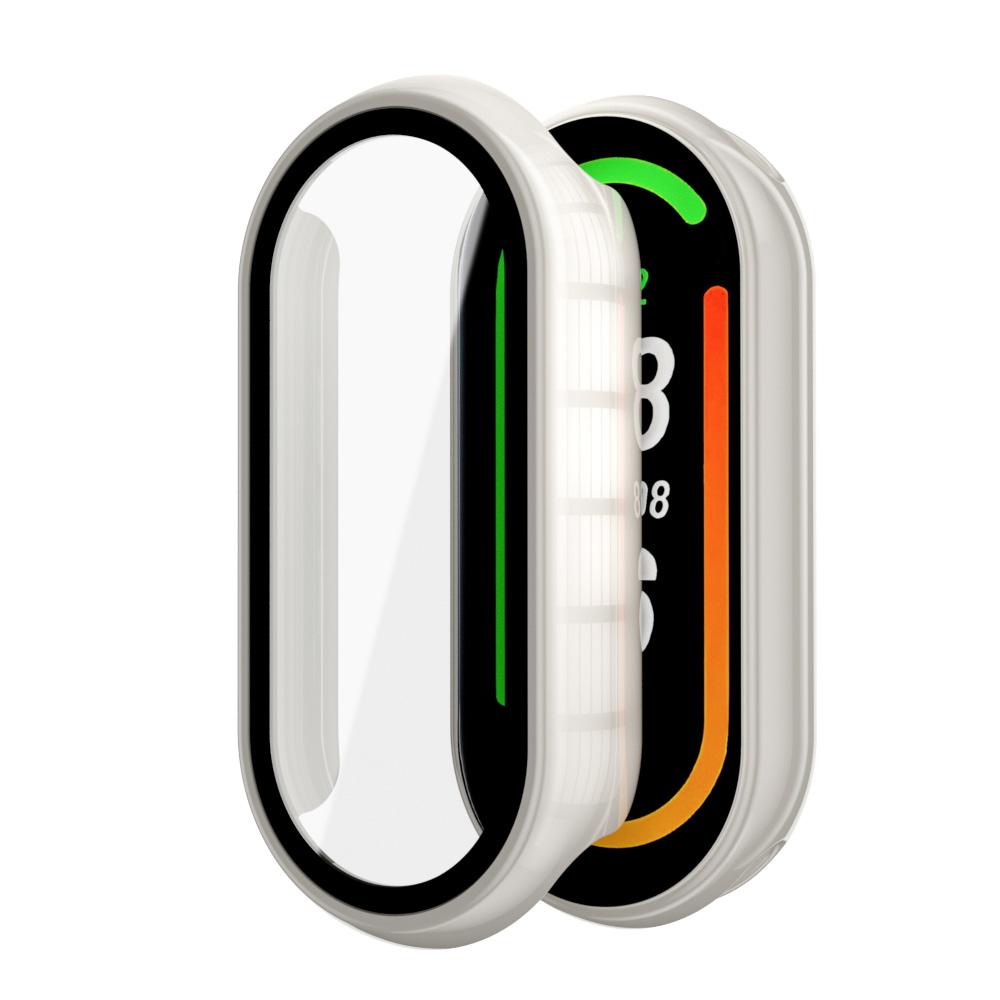 Закаленное Стекло+Чехол из ПК для Xiaomi Mi Band 10 9 8 Защитный Чехол Ударопрочный Полный Жесткий Защитный Экран Xiaomi Smart Band 10 9
