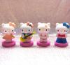 Набор мини-фигурок Hello Kitty из восьми штук, милые мультяшные миниатюры Kt, топперы для торта, подарок