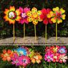 Multistyles Flower Butterfly Windmill Colorful Standing Lawn Flower Pinwheel  Picnic Decor Toys