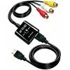Конвертер AV в HDMI 1080P для устройств RCA: Игровая консоль, Приставка, ТВ-адаптер (4:3)