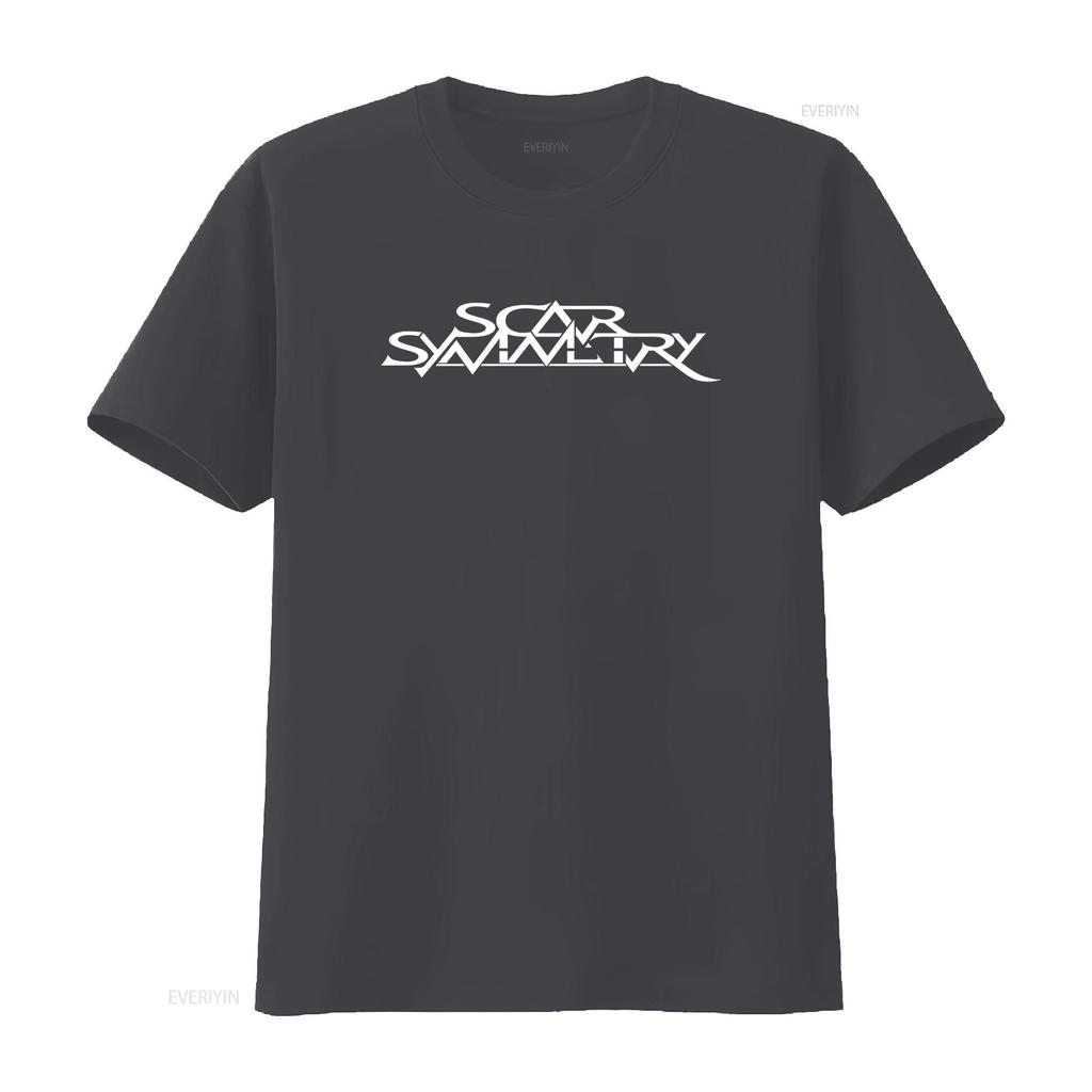 ФУТБОЛКА SCAR SYMMETRY Доступна во всех размерах S M L XL XXL Классические Черно-Белые Цвета винтажный Стирка Графический Мягкий