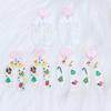 Christmas Acrylic Dangle Earrings: Reindeer, Candy Cane, Tree & Snowflake Designs