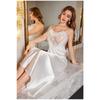 Женская новая роскошная коллекция Midnight Lace Love Heart Halter Long Night Gown Sexy Wind Sleepwear