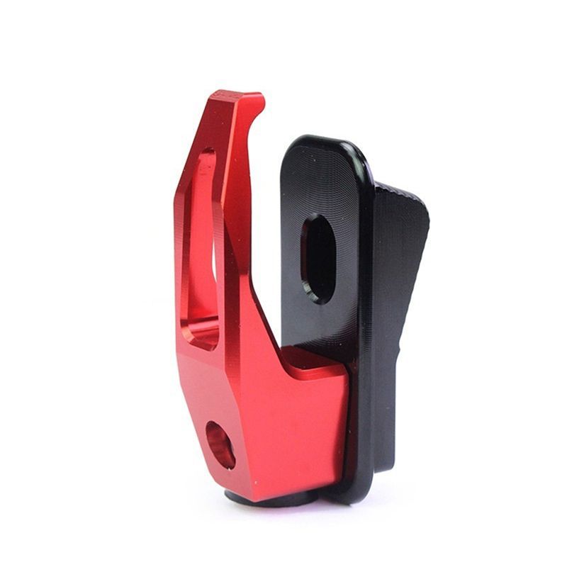 Powerful Motorcycle Parts Hook Electric Motorbike Load-Bearing Helmet Hanger Luggage Hook For Niu N1 N1S(Red)