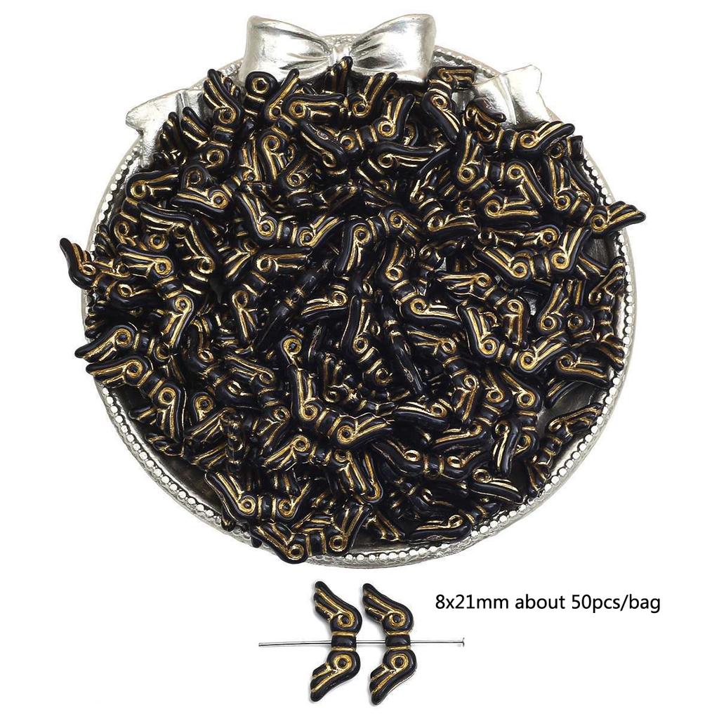 Бусины для браслета ручной работы, акриловые французские винтажные золотые плоские бусины, круглые бусины, украшения ручной работы, браслет, ожерелье, кулон, телефонная цепочка, аксессуары