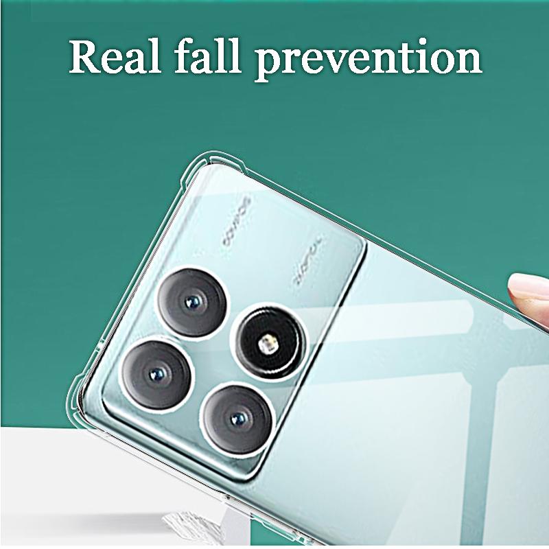 Для Redmi K70e K70 K60 K50 K40 Pro Чехол Тонкий Мягкий TPU Прозрачный Чехол Для Телефона Для Xiaomi Redmi K60e K50 Ultra Задняя Крышка