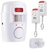 Motion Detector Alarm Battery-Powered Pir Alert Infrared Sensor Alarm Home Security System For Door Shed Garage Caravan