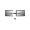 Écran De Support Pour Table À Deux Bras 2 Écrans 13-27 Bras Inclinables Et Pivotants Sur 360 Max. Vesa 100x100 Hata 8kg