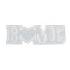 LOVE & HOME Знак Буква Прозрачная Силиконовая Форма Для Самостоятельного Изготовления УФ-Эпоксидной Смолы Литейная Форма Украшения Стола Художественные Изделия