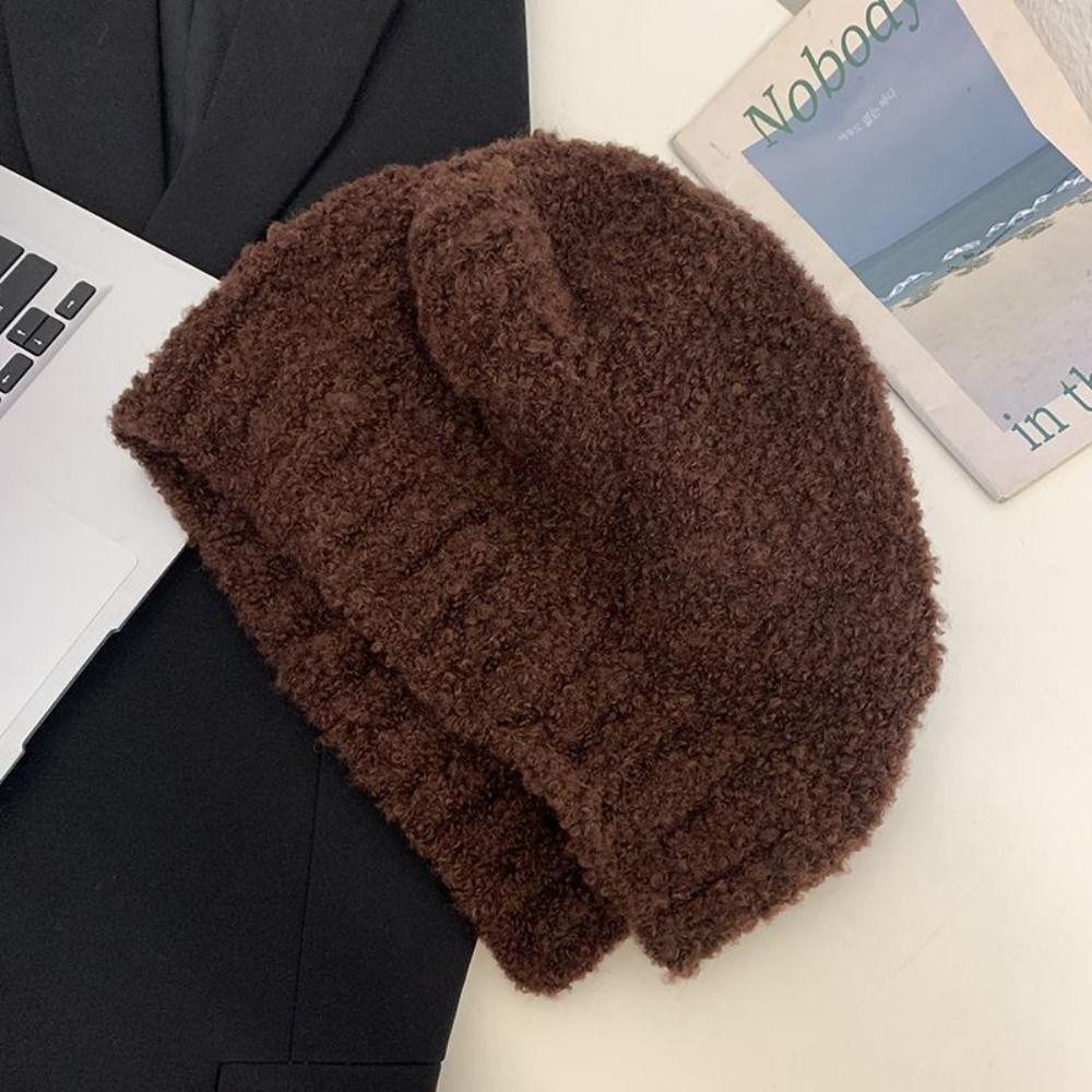 Warm Cute Autumn Winter Knitted Knitted Hat Wool Hat Cold Cap
