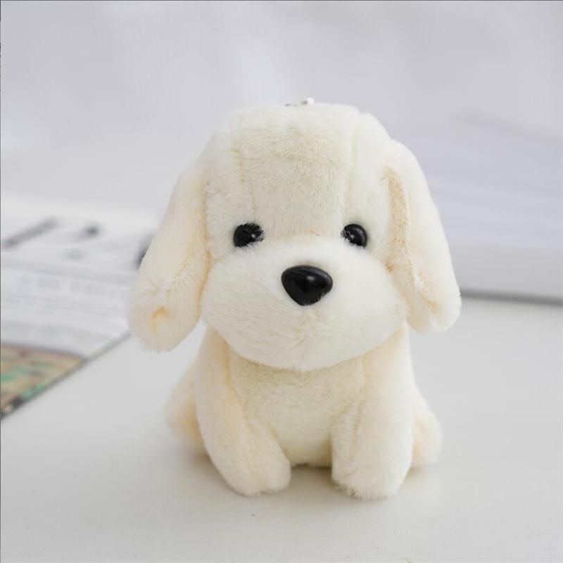1 шт. мультяшный милый щенок плюшевые игрушки для девочек подарки мягкая подвеска маленькая мини плюшевая собачка кукла тряпичная кукла сумка украшение 12 см