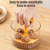 Ручная форма для фрикаделек на 5 шариков, пресс для фрикаделек, кухонная форма для фрикаделек, рыбных шариков, креветочных шариков и выпечки.