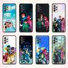 Винтажный аниме-чехол для телефона Yu Yu Hakusho 90-х годов для Samsung S 25,24,23,22,30,21,10,9,Ultra,Plus,Lite,FE,4,5 G Мягкий черный чехол
