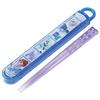 Chopsticks, 16.5cm, with Chopstick Case, Disney Frozen 23, for Girls, Antibacterial, Made In Japan, ABS2AMAG-A