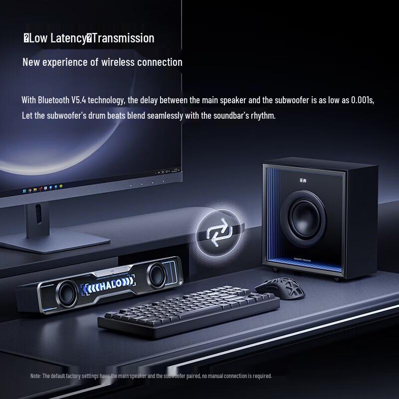Edifier Компьютерный динамик Halo Soundbar Max, штепсель CN (адаптер в комплекте) (Китайская версия)