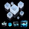 3D Квадратная Силиконовая Форма Кристальная Форма для Заливки Эпоксидной Смолы для DIY Поделок из Эпоксидной Смолы Стол Домашний Декор Инструменты