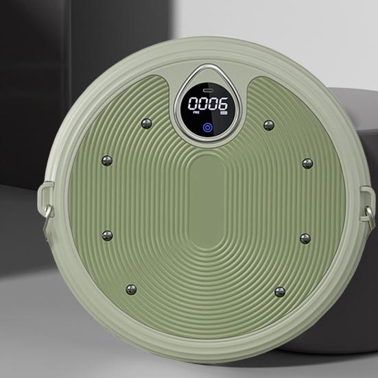 Digital Display Screen Smart Counting Foot Massage Function Strong Load Bearing Waist Twisting Disc Abdomen Twisting Machine Waist