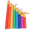 8pcs Orff Percussion Instrument Plastic Sound Tube Color Octave Tube Kit Kids Musical Toy