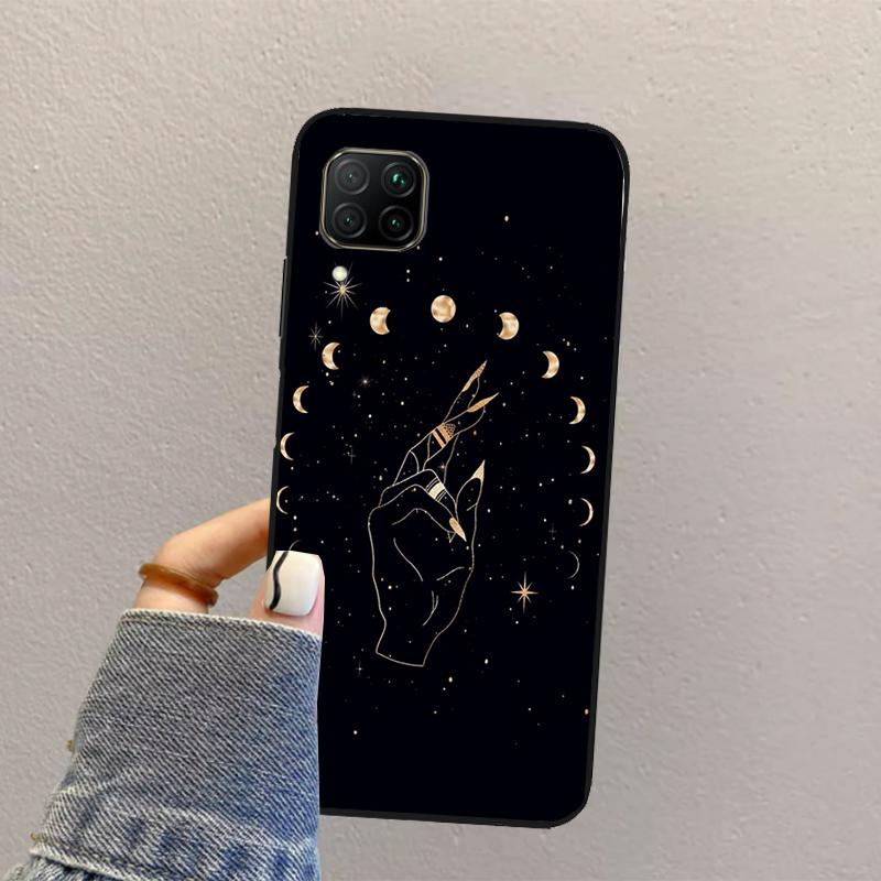 Чехол для Huawei Nova 10 9 SE 8i 11i 12i 12s Y60 Y61 Y70 Y90 Y72 Y73 Y91 P60 Pro P40 P30 Lite с рисунком Луна Звезды Руки для гадания