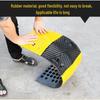 Thickened Rubber Speed Bump for Community and Garage Entrances