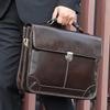 Jiameida Ретро Портфель и Сумка из Натуральной Кожи 15,6 Дюймов для Мужчин