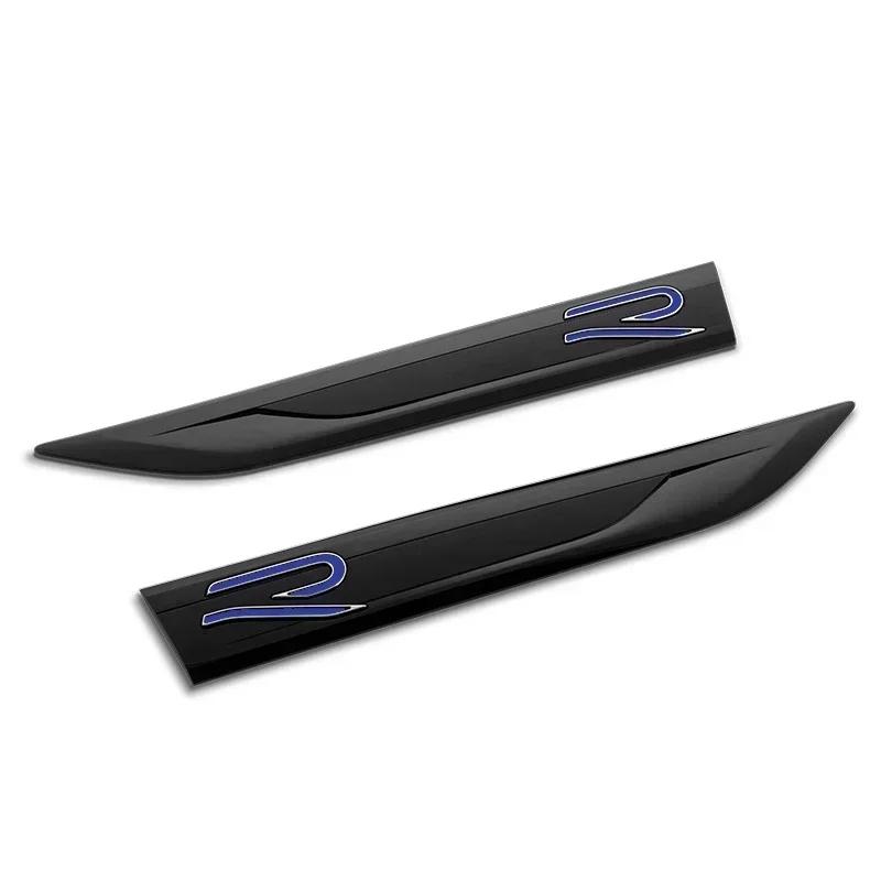 2Pcs for Volkswagen VW R RLINE Polo Golf Jetta Beetle Tiguan Touran Passat T-Roc CC Car Side Fender Strip Sticker Modification