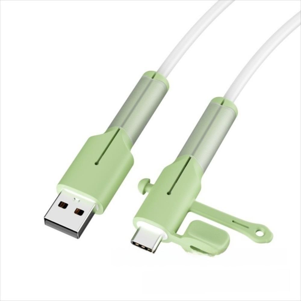 Protective Cap Type C Charger Cable Protector Soft Silicone Silicone Cover Data Line Protection