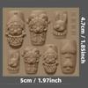 Милый Цирковой Кролик Клоун Галстук-бабочка 3D Украшения для Маникюра Силиконовая Форма Прозрачный Прикол Подарок для Мастеров Маникюра