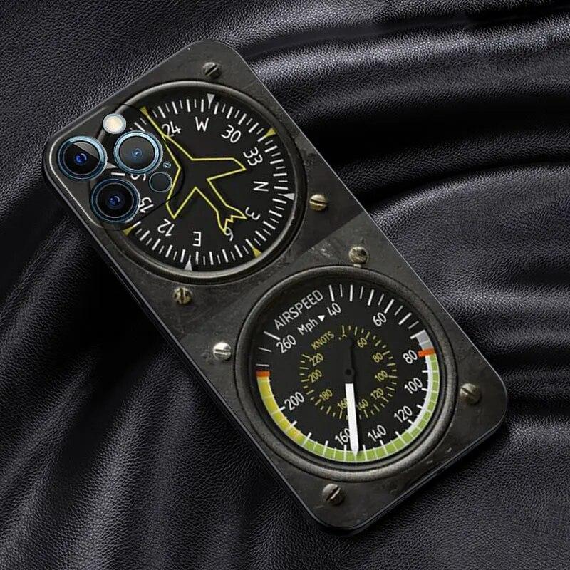 Чехол для Apple iPhone 11 13 12 14 Pro 7 Plus XR X XS Max 6 6S SE Phone Funda Aviation Самолет Вертолет Кабина Инструмент
