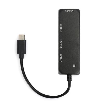 USB-хаб Мульти 4-портовый Сплиттер Кабель-адаптер Расширения Сверхскоростной Ноутбук ПК Тип C 2.0