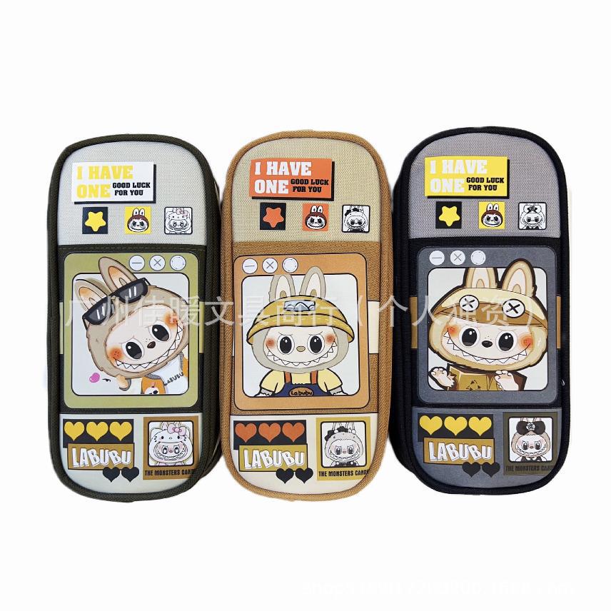 Забавный пенал Пенал большой вместимости для учеников начальной и средней школы Мальчики и девочки Пенал Пенал Ниша