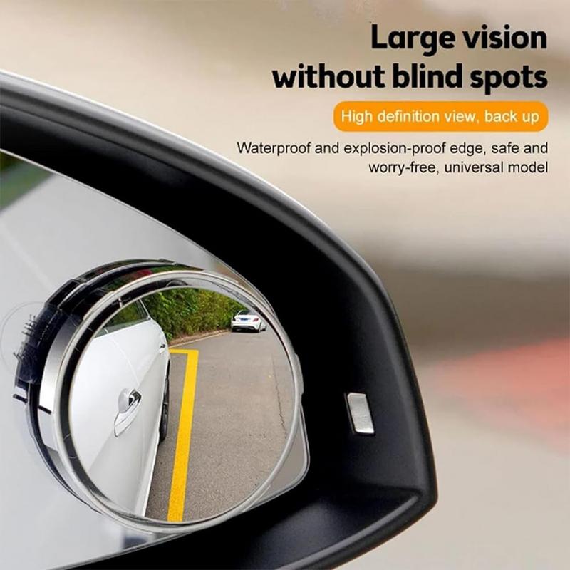 Слепое автомобильное зеркало 2 шт. присоска боковое автомобильное зеркало 360 широкоугольное заднее вспомогательное слепое зеркало для автомобиля