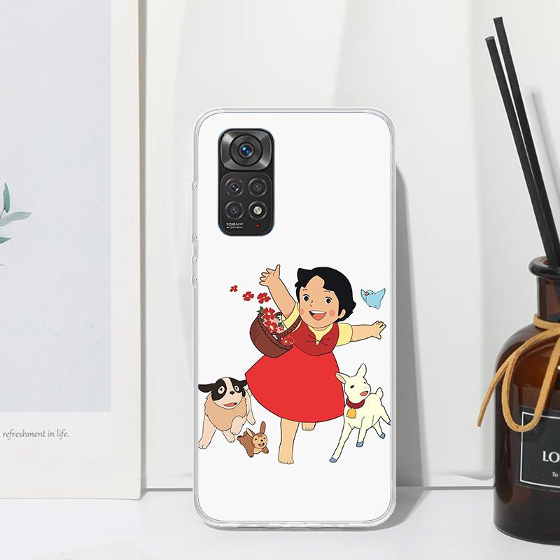 Heidi Cute Cartoon Phone Case For Xiaomi Redmi Note 15 13 14S 14 Pro Plus 12S 11S 10S 12 11E 10 11T Art Fundas Back Cover Redmi