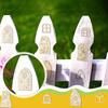 64 шт. очаровательные сказочные двери DIY набор много узоров деревянные сказочные садовые двери набор для самостоятельного изготовления