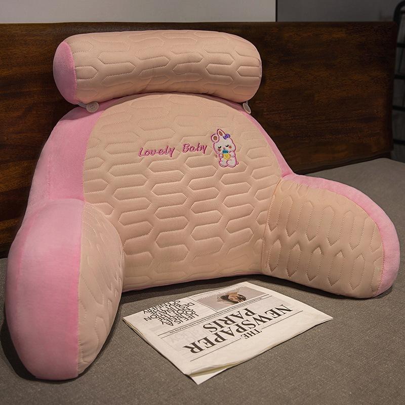 Универсальная подушка-спинка на четыре сезона, подушки для защиты поясницы, диванная подушка, удобные поясничные маты, подушка для чтения в кровати, домашнее украшение, 1 шт.