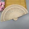 Китайский складной веер, ручной винтажный танцевальный веер, портативный ретро-веер с выемкой для уличной фотографии в жаркое лето