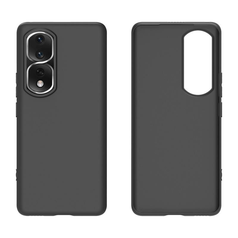 Новая модель подходит для Honor Magic8 Pro Air черная матовая ТПУ чехол для мобильного телефона Power2 однотонный мягкий силикон.
