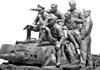 Master Box 1/35 Scale German Africa General Rommel and Headquarters Officers On Tanks, Plastic Model Kit (Set of 6) MB35061